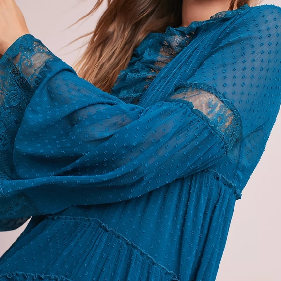 Maeve Meadow Ruffle Dress Anthropologie - Picture 5 of 7